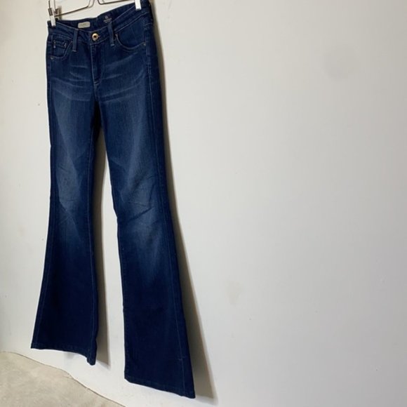 Ag Adriano Goldschmied The Belle Flare Jeans Size 28R - Picture 3 of 15
